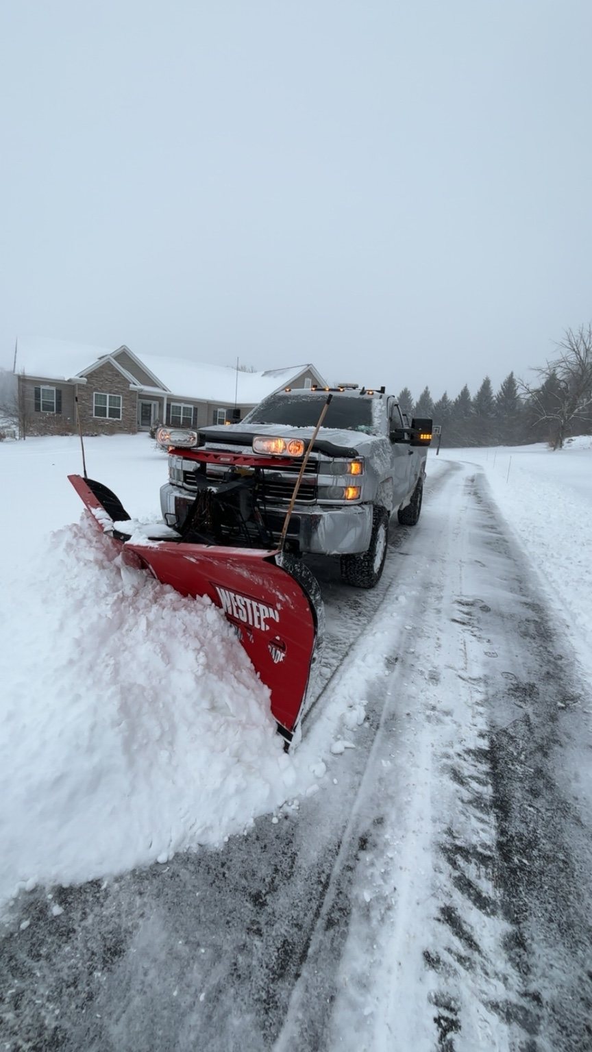 Snow removal truck